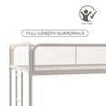 thumbnail image 6 of DHP Isaiah Triple Twin Metal Bunk Bed, Off White, 6 of 9