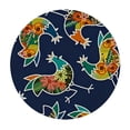 thumbnail image 4 of Fitted Round Tablecloth Floral Rooster,colorful poultry Table cover,Elastic Edged Table Cloth Fits Round Tables, 4 of 8