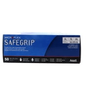 Microflex Safegrip Powder-Free Latex Examination Glove, XL, Blue (50pcs)