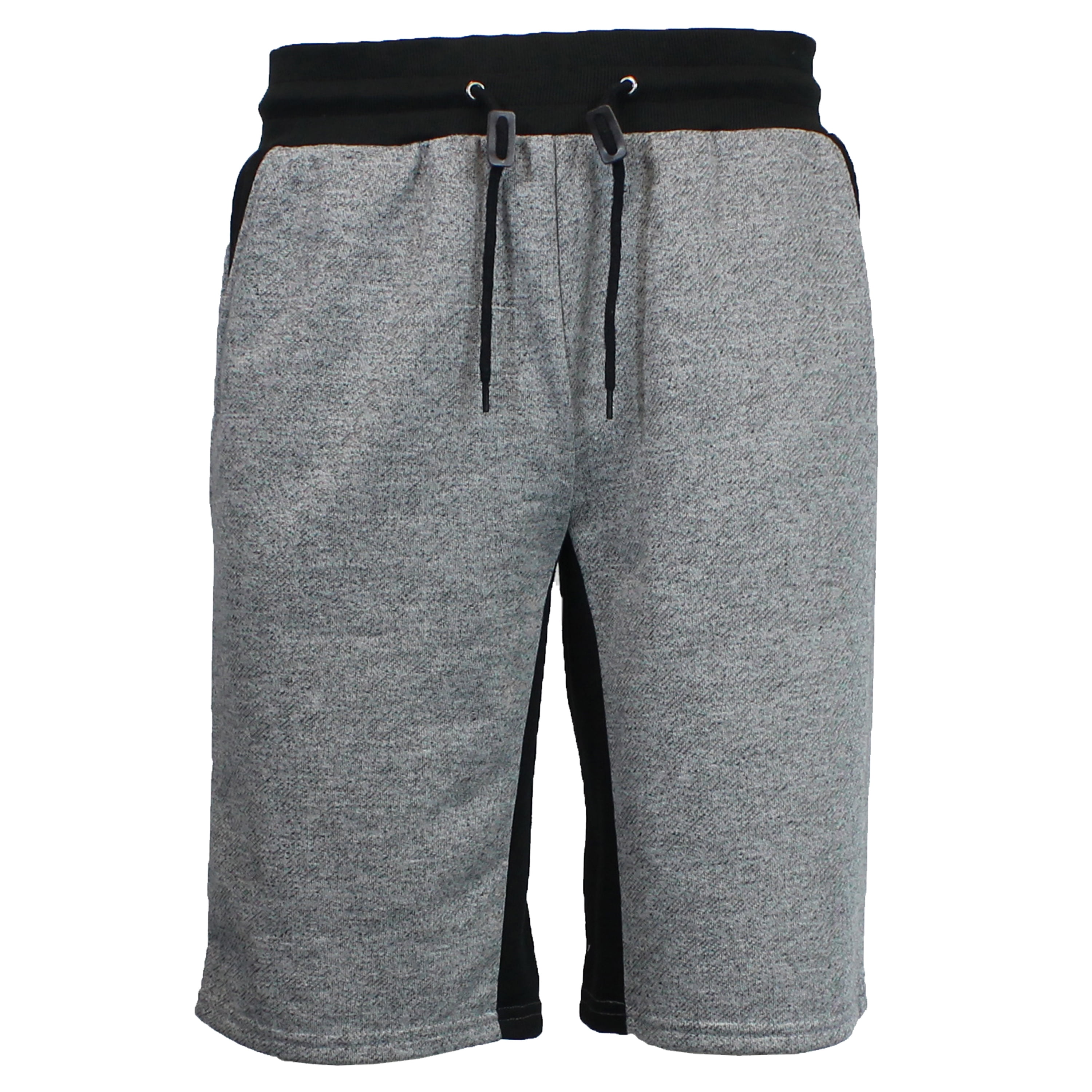 Men's Marled French Terry Shorts with Contrast Pockets | Walmart Canada
