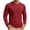 Red, variant on ZHOGXU Fashion Solid Color Long Sleeve Pullover Crew Neck Men's T Shirts Base Layer Tee Work Wear