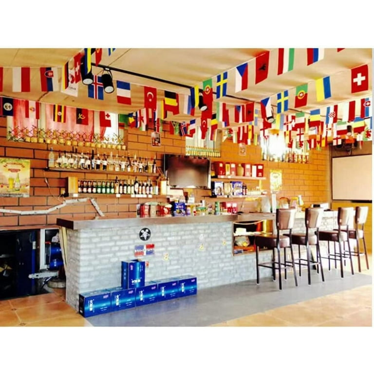 32 Countries String Flag, 2022 International Bunting Hanging Flags Pennant  Banner, World Flags Garland Party Decoration for Grand Opening, Sports Bar,  Party Events, World Cup (10M,14*21CM) 