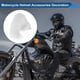 thumbnail image 3 of Accesorios para Casco de Motocicleta Decoración Orejas de Gato Triangulares para Cascos de Motocicleta Bicicleta Esquí Pegatina de Piel Blanca 2 Juegos, 3 of 6