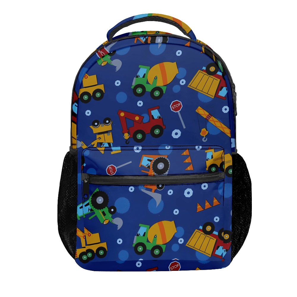 Fraigo School Backpack for Kids Boys Girls Excavator Toddler Backpack