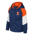 thumbnail image 2 of Toddler Colosseum Navy Illinois Fighting Illini Spirit Hollow Full-Zip Hoodie, 2 of 3