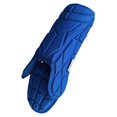 thumbnail image 2 of Protector de piernas para béisbol y sóftbol, ​​ajustable, cómodo, ergonómico, deportivo, compacto. Azul, 2 of 9
