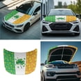 thumbnail image 7 of Yuyamidu Green Leaf Side View Mirror Covers for Sedan Car Hood Cover Protector 3 Pcs St. Patrick's Day Auto Exterior Rear View Accessories and Car Front Hood Cover Car Decoration, 7 of 7
