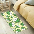 thumbnail image 5 of Coolnut Cute Frogs Soft Runner Rug, Washable Non-Slip Room Rug, Hallway Rug Runner for Entryway,Hallway,Bathroom,and Kitchen,39x20In, 5 of 7