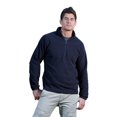 thumbnail image 1 of Tri-Mountain Horizon 7050 Anti-Pilling Dobby Fleece Knit Shirt, Small, Navy, 1 of 2