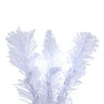 thumbnail image 2 of Vickerman 30" Flocked White Wreath,  Warm White Single Mold LED Italian mini Lights, 2 of 7