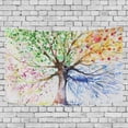 thumbnail image 1 of POPCreation Four Season Life Tree Wall Tapestry Dorm Throw Bedroom Living Room Decorative Hanging 40x60 inches, 1 of 3