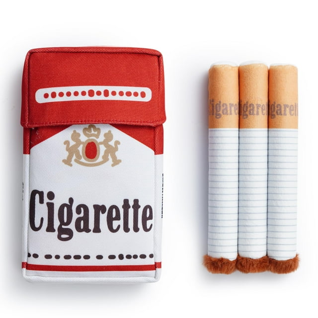 Juguete para perros Nocciola Funny Squeaky Cigarette para razas pequeñas y medianas
