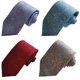 thumbnail image 4 of Corbata de hombre Corbatas de moda Corbata Traje de reunión de fiesta de boda, azul Feliz Sencillez, 4 of 4