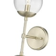 thumbnail image 4 of Millennium Lighting  Avell 2 Light Sconce with Clear Glass Shades Modern Gold, 4 of 5