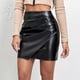 thumbnail image 4 of Gibobby ganchos para faldas con pinzas de cintura alta para mujer, falda plisada con cremallera en la nalga para chicas picantes para club nocturno(Negro, S), 4 of 5
