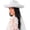 A, variant on White BRIDE Letter Cowboy Hat with Adjustable Rope Wide Brim Bridal Western Fedoras Hat for Photoshoots Supplies