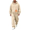 thumbnail image 6 of Leey-World Men'S 2 Piece Outfits Mens 2 Piece Solid Colors Hoodie Track Suits Wide Leg Sweatpants Sets, 6 of 7