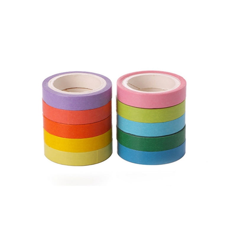 Gaiseeis Tape Set,Colored Decorative Masking Tapes,40 Rolls Painters Tape  White