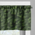 thumbnail image 3 of Ambesonne Winter Window Valance, Pine Fir Coniferous Tree, 54" X 18", Green Dark Green Caramel, 3 of 5