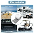thumbnail image 3 of 95"x7" EVA Decking Sheet Mat Non-Slip for Boat Yacht Marine Deck Pad RV Car Trunk Flooring Carpet Gray White, 3 of 6