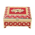 thumbnail image 2 of Vintage Embossed Jewelry Box,Vintage Metal Jewelry Box Quadrate Jewelry Storage Box Jewelry Box Next-Gen Design, 2 of 14