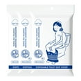 thumbnail image 1 of Fundas para asientos de inodoro,Fundas desechables para asientos de inodoro premium,Almohadillas para asiento de inodoro impermeables profesionales,Accesorios para cubiertas de inodoro fáciles, 1 of 9