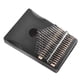 thumbnail image 4 of Piano de pulgar de madera, llave Kalimba negra de 17 teclas, llave de afinación Kalimba, Piano de pulgar, rendimiento sólido, 4 of 8