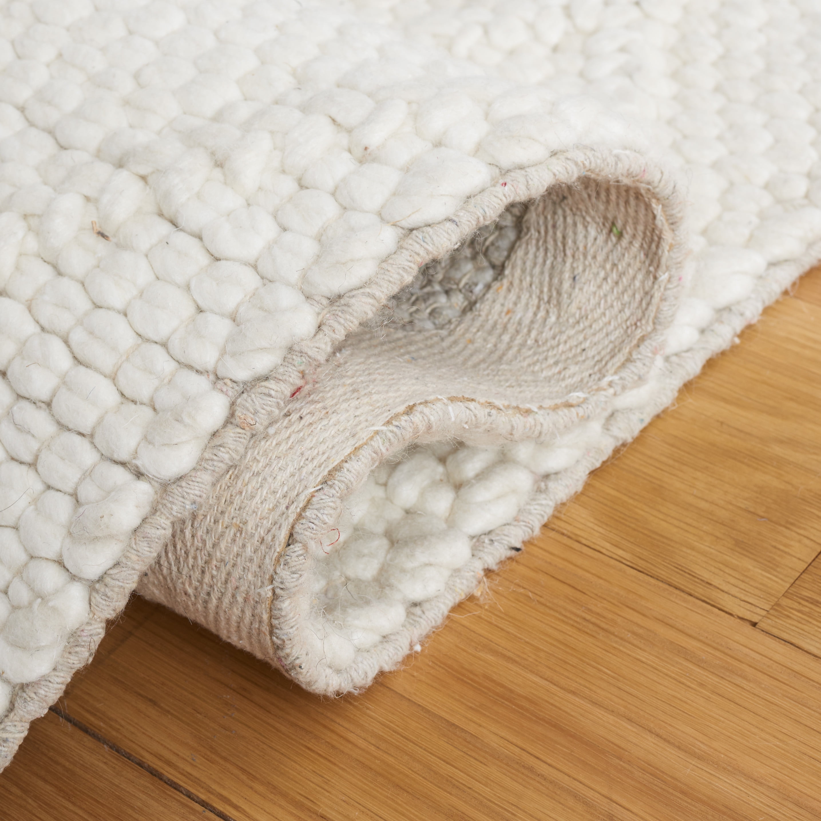 SAFAVIEH Natura Tracery Geometric Runner Rug, Ivory, 2'3" x 6'