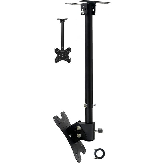 TYNZEO 360 Deg Rotation Ceiling Mount Full Motion TV Mount