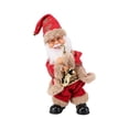 Handcrafted Dancing and Musical Santa Claus Figurine with Saxophone ...