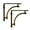Copper, variant on NACH Farmhouse Industrial Shelf Brackets - Rustic Floating Shelf Bracket - Cast Iron Wall Mount Brackets, Small (Antique Gold - 4 Pack) (AD-90-064GS)