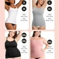thumbnail image 3 of Womens Tank Top Shapewear Plus Size Tummy Control Tops Slimming Cami Tank Seamless Camisole Tops, 3 of 5