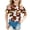 R10 Brown, variant on Easter Shirts For Girls Short Sleeve Bunny Print Crew Neck Summer Easter Party Girls Fashion Tops Teen Comfortable Outfit Purple Size 4-5 Years