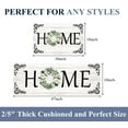 thumbnail image 7 of Findosom 2pcs Anti Fatigue Kitchen Rug Set,18"x30"+18"x47" Waterproof Non Slip Kitchen Runner Rug,0.4" Thick Cushioned Kitchen Floor Mats,Ergonomic Standing Mats Back Pain Relief Laundry Foam Rug, 7 of 7