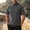 Dark Gray, variant on Men's Lightweight Quarter Zip Short Sleeve Pullover Performance Shirts Windbreaker for Golf, Hiking, and Running Wind Breaker Jackets with Chest Pocket Sizes S-2XL Black