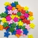 thumbnail image 4 of Guardurnaity Paquete de 100 botones Sujetadores de copos de nieve DIY Forma de nieve Artesanía Adornos de costura Suministros de fiesta de Navidad Type3 NO3, 4 of 6