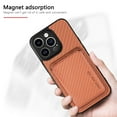 thumbnail image 4 of TECH CIRCLE for iPhone 13 Pro Max case with Card Holder, Magnetic Detachable 2-in-1 Wallet PU Leather Case Ultra Thin Shockproof Protective Cover Compatible with Magsafe for iPhone 13 Pro Max,Brown, 4 of 9