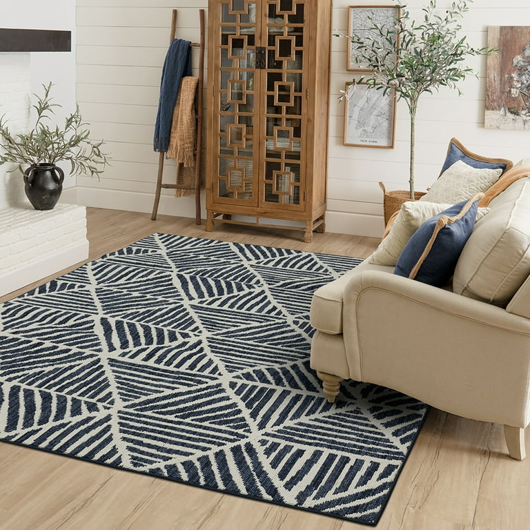 Mohawk Home Sorrento Rust 8 ft. x 10 ft. Geometric Indoor/Outdoor Area Rug  790820 - The Home Depot