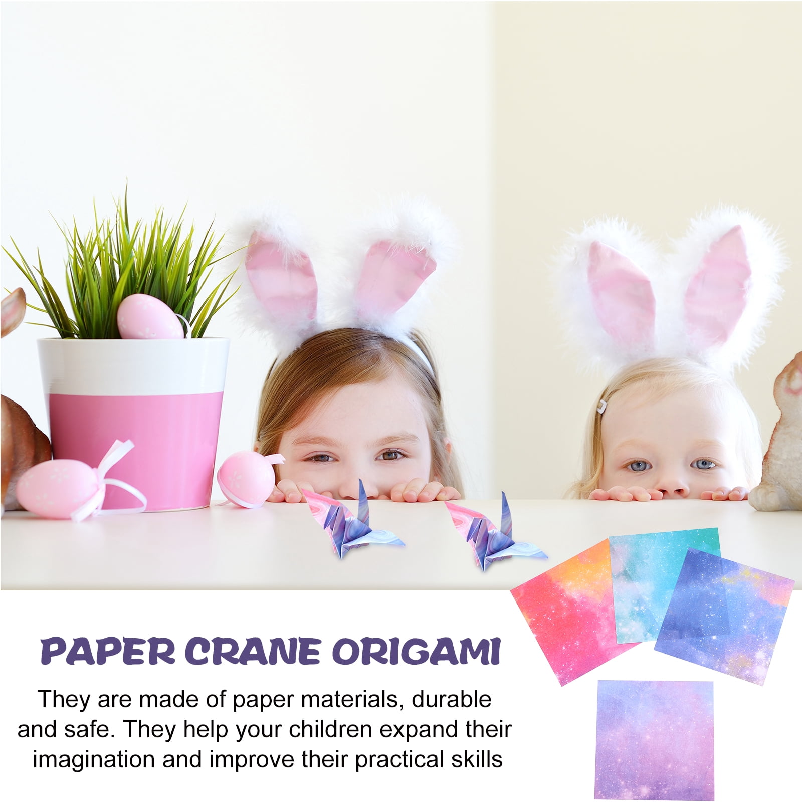 100 Feuilles Papier Origami Carré Doré Brillant - Papier Double Face Pour Bricolage, Artisanat, Pliage Créatif - 9