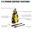 thumbnail image 2 of Hidrolavadora Kärcher, control de potencia K5, máx. 2500 PSI, manguera de 9,7 m (32 pies), 2 lanzas de pulverización - 6,35 l/min, 2 of 5