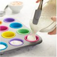 thumbnail image 2 of 40 Pcs Silicone Cupcake Baking Cups, Reusable & Non-Stick Muffin Cupcake Liners for Party Halloween Christmas, 2 of 10