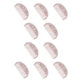 thumbnail image 3 of Qarigey Peine de pelo semicircular elegante y retro químico para peinado de inspiración vintage Peine de pelo semicircular ligero rosa rosa 10Conjunto, 3 of 6