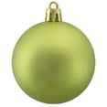 thumbnail image 3 of Northlight Shatterproof Matte Christmas Ball Ornaments 2.5" (60mm) - Kiwi Green - 60ct, 3 of 4