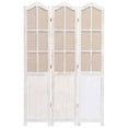 thumbnail image 3 of vidaXL 3/4/5/6-Panel Room Divider Fabric Privacy Screen Partition Gray/Brown, 3 of 3