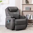 thumbnail image 6 of Hybition Power Lift Recliner Chair w/ Massage, Heat, USB & Type C - Elderly & Adult Sofa-Color:Dark Grey, 6 of 9