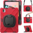 thumbnail image 3 of Pour Xiaomi Pad 5 Étui PC+Silicone Antichoc avec Support Rotatif/sangle d'Épaule, 3 of 5