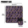 thumbnail image 5 of HELLHERO Halloween Moon Pattern Design Sewing Machine Pad Soft Anti-Dust Storage Bag for Friend Family Gift Sewing Machine Table, 5 of 5