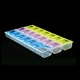 thumbnail image 4 of 21 Rejillas De Alambre De Plástico Terminales Ic Contenedor De Caja De Almacenamiento Organizador Cola Contenedor de almacenamiento transparente, 4 of 8