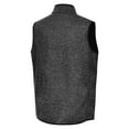 thumbnail image 3 of Men's-Antigua  Heather Black Chase Elliott Fortune Full-Zip Vest, 3 of 3