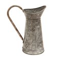 thumbnail image 1 of Benjara BM216547 Pot d'Arrosage en Métal avec Poignée Incurvée&44; Gris Galvanisé, 1 of 1
